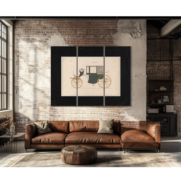 Design for Landaulet No 4211 — Framed Wall Art Room View | Bella Frye