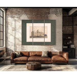 Capitol at Washington 19th Century — Framed Wall Art Room View | Bella Frye