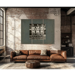 Boston Red Sox Golden Outfield — Framed Wall Art Room View | Bella Frye