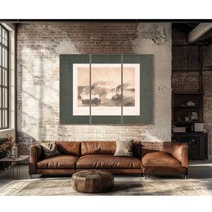 Battle of Shiloh the Gunboats Tylor Tyler and Lexington Supporting the Natio — Framed Wall Art Room View | Bella Frye