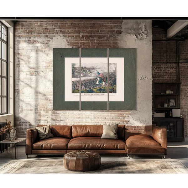 Battle of Buena Vista 19th Century — Framed Wall Art Room View | Bella Frye
