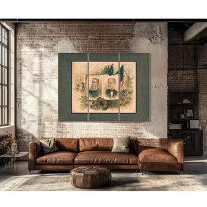 Heroes of the War 1891 — Framed Wall Art Room View | Bella Frye