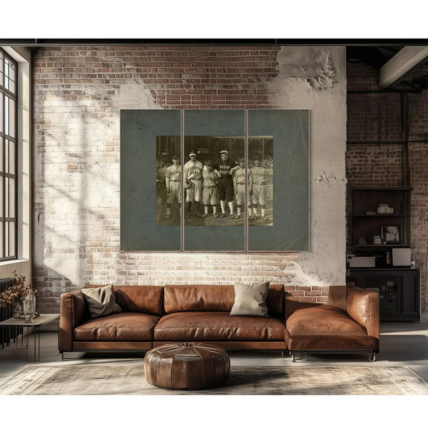 Babe Ruth Lou Gehrig 1927 Barnstorming Tour 423f32 — Framed Wall Art Room View | Bella Frye
