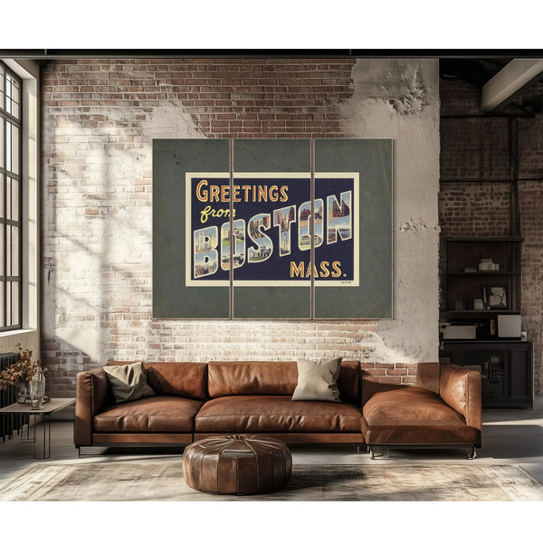 Massachusetts Boston — Framed Wall Art Room View | Bella Frye