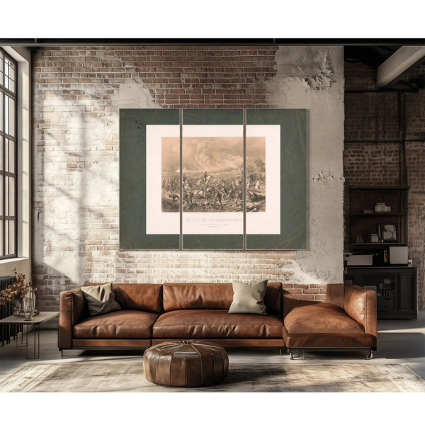 Battle of Williamsburgh 1862 — Framed Wall Art Room View | Bella Frye