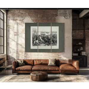 Battle of Pittsburgh Tenn April 7th 1862 1862 — Framed Wall Art Room View | Bella Frye