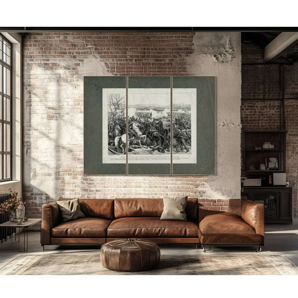 Battle of Pittsburgh Tenn April 7th 1862 1862 — Framed Wall Art Room View | Bella Frye