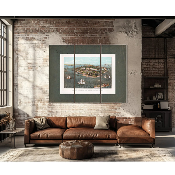 Fortress Monroe Old Point Comfort and Hygeia Hotel Va 1861 — Framed Wall Art Room View | Bella Frye