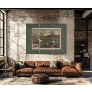 Battle of Mission Ridge Nov 25th 1863 1886 — Framed Wall Art Room View | Bella Frye