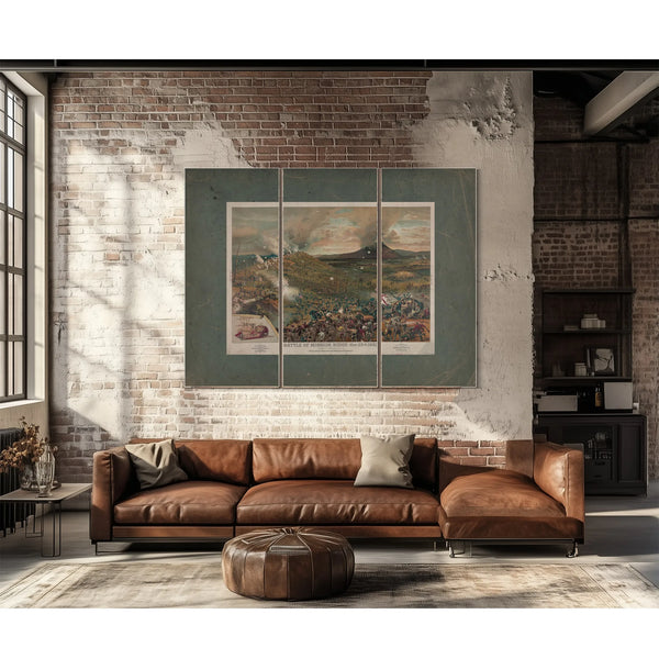 Battle of Mission Ridge Nov 25th 1863 1886 — Framed Wall Art Room View | Bella Frye
