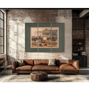Battle of Antietam 1887 — Framed Wall Art Room View | Bella Frye