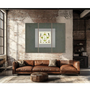 Souvenir Square Usa 1912 Ch 185475 2 2 — Framed Wall Art Room View | Bella Frye