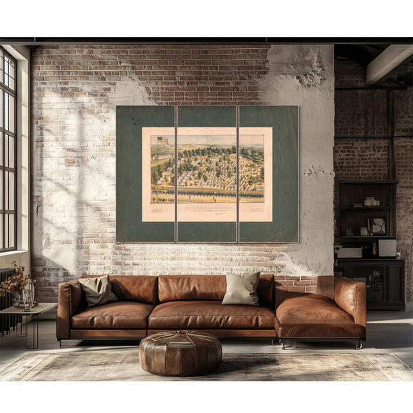 Camp Patterson Park Baltimore Md 11th Regt New York Volunteers Col Dc Littl — Framed Wall Art Room View | Bella Frye