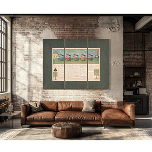 Historical Chart 1897 — Framed Wall Art Room View | Bella Frye