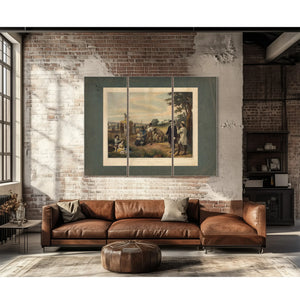 Life of George Washingtonthe Farmer 1854 — Framed Wall Art Room View | Bella Frye