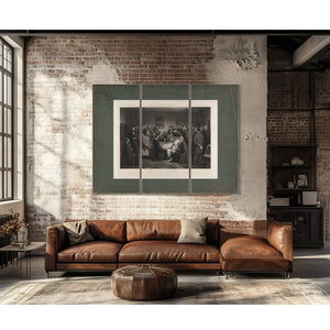 Death of Lincoln 1875 — Framed Wall Art Room View | Bella Frye