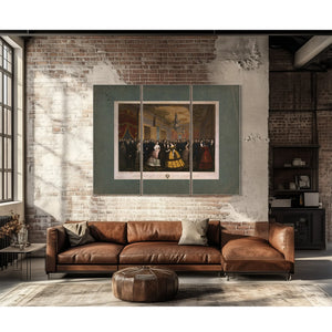 Abraham Lincolns Last Reception 1865 — Framed Wall Art Room View | Bella Frye