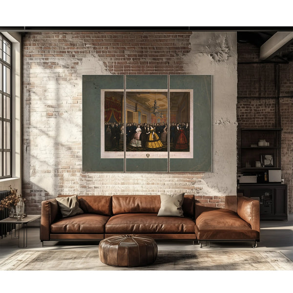 Abraham Lincolns Last Reception 1865 — Framed Wall Art Room View | Bella Frye