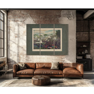 Battle of Bull Runjuly 21st 1861federal Gen Mcdowell Confederate Gen Beaureg — Framed Wall Art Room View | Bella Frye