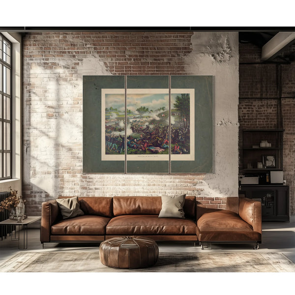 Battle of Bull Runjuly 21st 1861federal Gen Mcdowell Confederate Gen Beaureg — Framed Wall Art Room View | Bella Frye