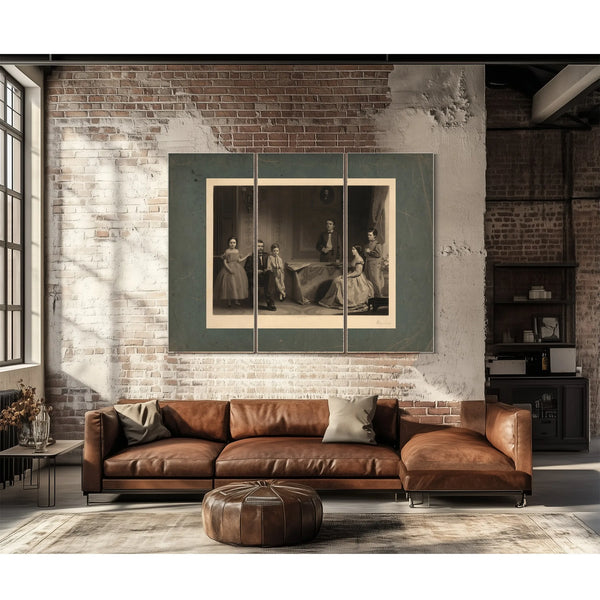 Grant and His Family 1867 — Framed Wall Art Room View | Bella Frye
