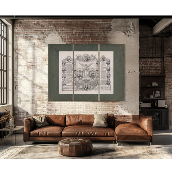 Declaration of Independence 1884 — Framed Wall Art Room View | Bella Frye