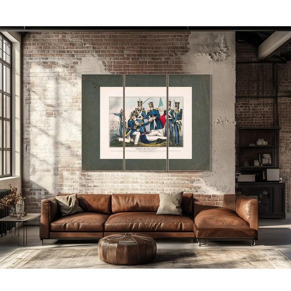 Death of Colonel Clay Battle of Buena Vista Febuary 23rd 1847 1847 — Framed Wall Art Room View | Bella Frye