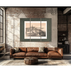Fort Anderson Paducah Kentucky and the Camp of the 6th Illinois Cavalry Apri — Framed Wall Art Room View | Bella Frye