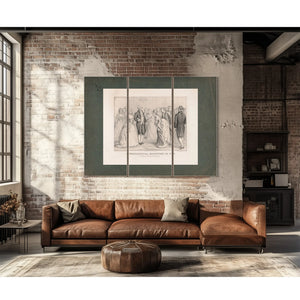 a Presidential Reception in 1789 by General and Mrs Washington 1876 — Framed Wall Art Room View | Bella Frye