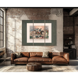 Gallant Charge of the Kentuckians at the Battle of Buena Vista Feby 23nd 184 — Framed Wall Art Room View | Bella Frye