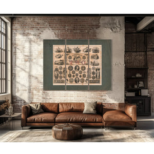 Durand Co Bank Note Engravers 1824 184 — Framed Wall Art Room View | Bella Frye