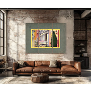 The Temple of Fortune Wall Streets Gilded Altar — Framed Wall Art Room View | Bella Frye