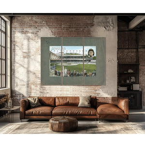 The Cathedral of American Pastime Polo Grounds Relic Print — Framed Wall Art Room View | Bella Frye
