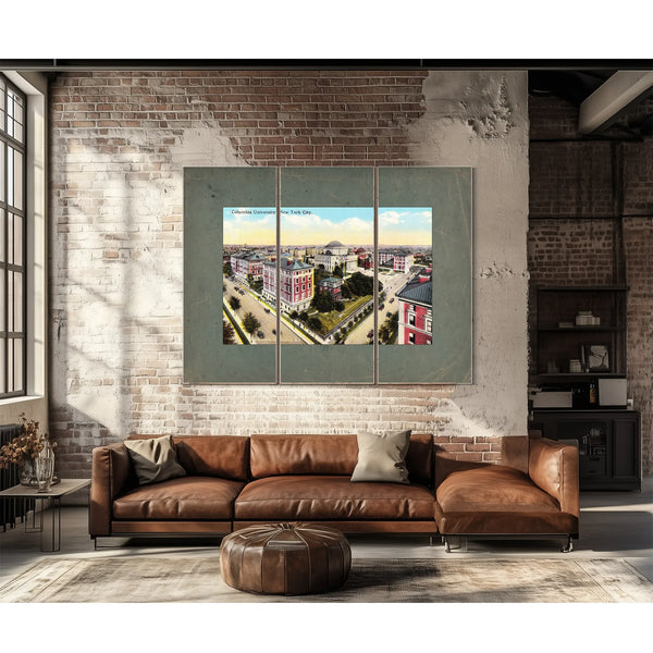 The Academy on Morningside Heights a Scholars Aerial Reverie — Framed Wall Art Room View | Bella Frye