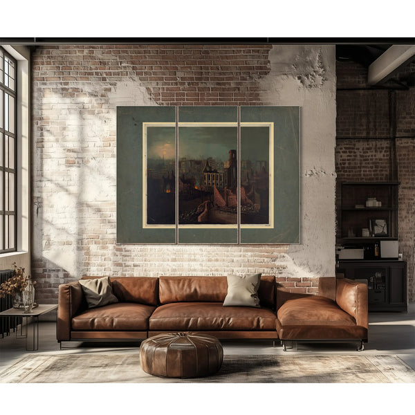 Chicago 1871 1871 — Framed Wall Art Room View | Bella Frye
