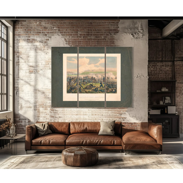 Battle of Fort Donelson 19th Century — Framed Wall Art Room View | Bella Frye