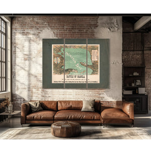 Battle of Manila 19th Century — Framed Wall Art Room View | Bella Frye