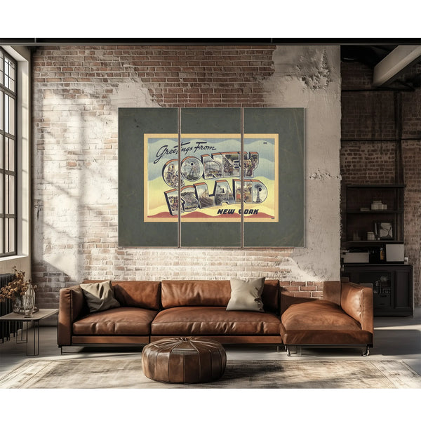 New York Coney Island — Framed Wall Art Room View | Bella Frye