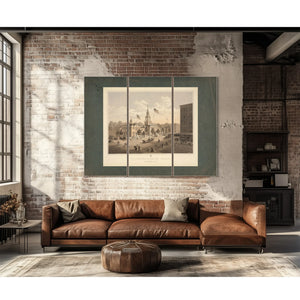 Independence Hall Philadelphia 1876 1894 — Framed Wall Art Room View | Bella Frye