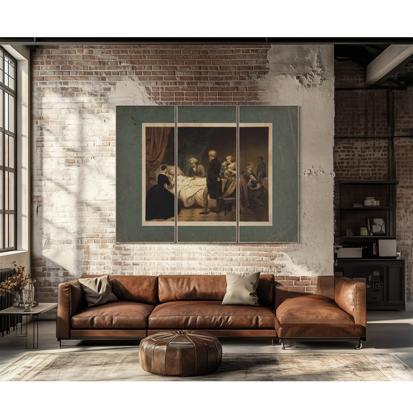 Life of George Washington the Christian Death 1853 — Framed Wall Art Room View | Bella Frye
