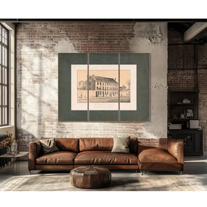 Castle Thunder Richmond Va 19th Century — Framed Wall Art Room View | Bella Frye