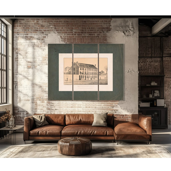 Castle Thunder Richmond Va 19th Century — Framed Wall Art Room View | Bella Frye