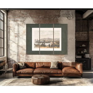 First Landing at Gorahama 1856 — Framed Wall Art Room View | Bella Frye