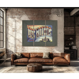 Iowa Des Moines — Framed Wall Art Room View | Bella Frye