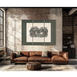 Grant and His Generals Distinguished Commanders in the Campaign Against Rich — Framed Wall Art Room View | Bella Frye