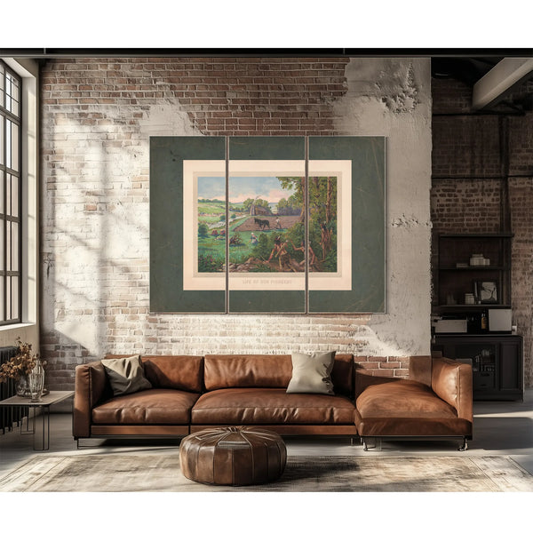 Life of Our Pioneers 1915 — Framed Wall Art Room View | Bella Frye