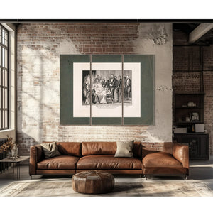 Death of General Zachary Taylor 185 — Framed Wall Art Room View | Bella Frye