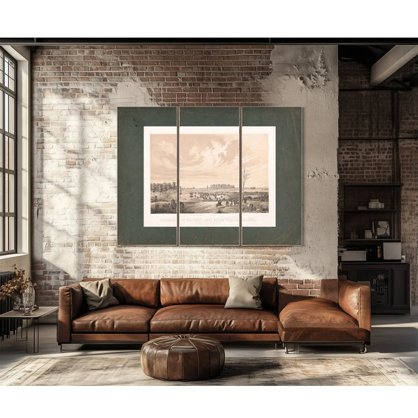 Encampment of Gen Popes Army Before Corinth May 1862 1862 — Framed Wall Art Room View | Bella Frye