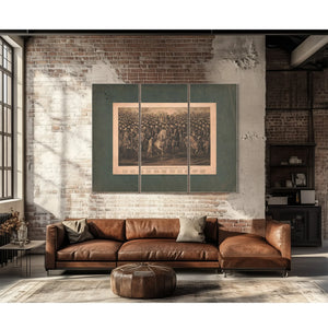 Full Rank Major Generals of the United States Army Civil War 1861 65 1887 — Framed Wall Art Room View | Bella Frye