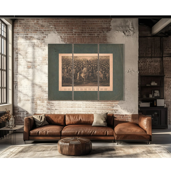 Full Rank Major Generals of the United States Army Civil War 1861 65 1887 — Framed Wall Art Room View | Bella Frye